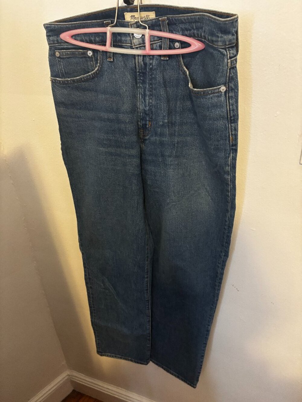 Madewell Perfect Vintage Straight Jean 28